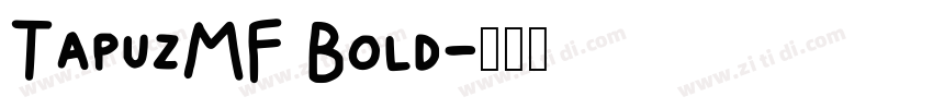 TapuzMF Bold字体转换